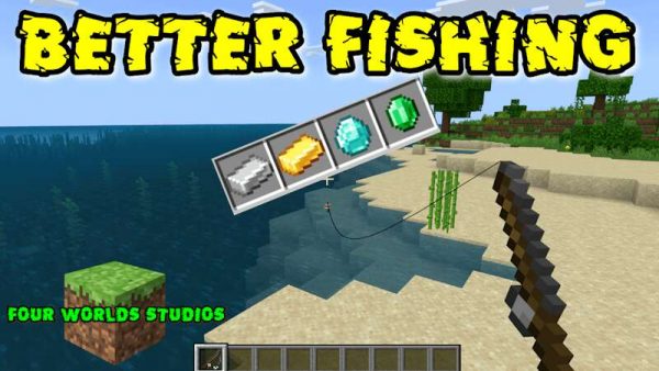 Скачать мод на Улучшенную рыбалку на Minecraft PE Бесплатно