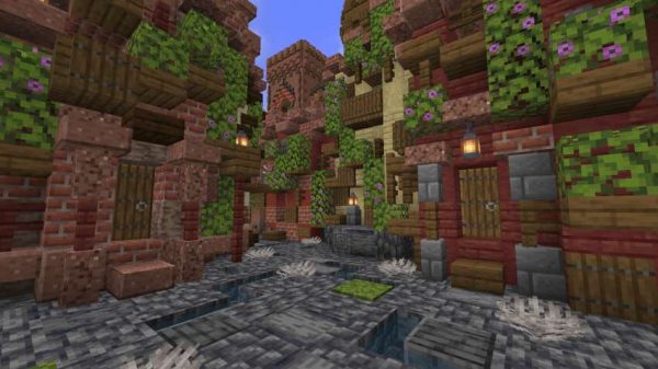 Скачать карту на древний город на Minecraft PE Бесплатно