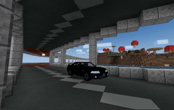 Скачать мод на Ниссан ГТР на Minecraft PE Бесплатно