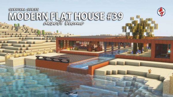 Скачать карту на современный домик на Minecraft PE Бесплатно