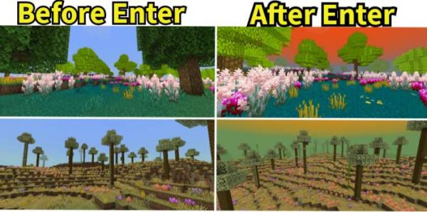 Скачать мод на новые биомы на Minecraft PE Бесплатно