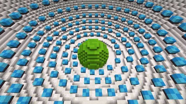 Вид на зону испытаний с высоты