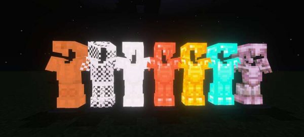 Пример свечения брони уровня 2