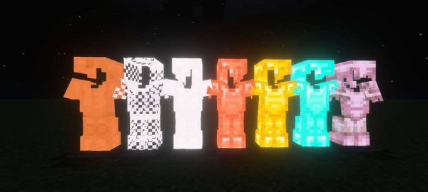 Пример свечения брони уровня 3