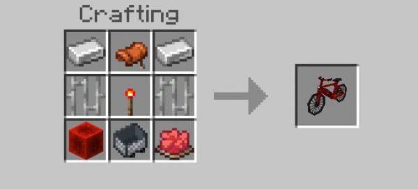 Рецепт создания велосипеда в игре