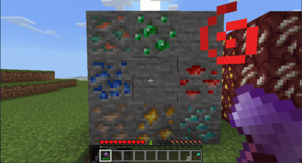 Добыча ресурсов с помощью нового молота