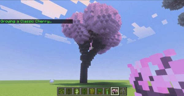 Пример огромного саженца в игре