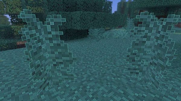 Ночной лес с обновленными текстурами