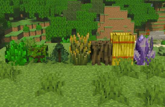 Разные варианты блоков на поле