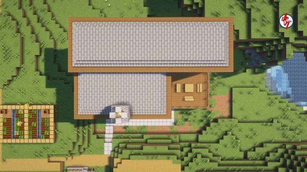 Облет дома сверху