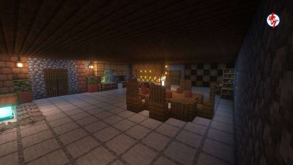 Внутреннее убранство домика для выживания