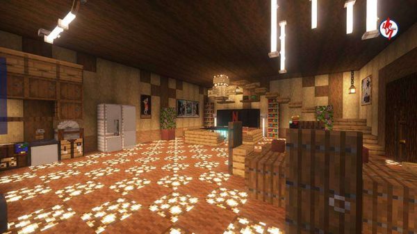 Как выглядит оформленный холл в домике