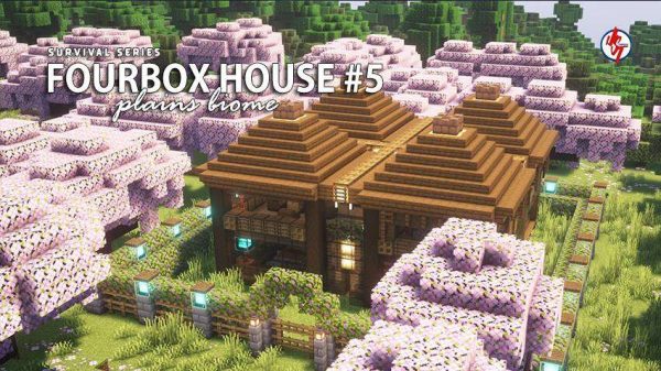 Как выглядит домик вокруг с сакурой