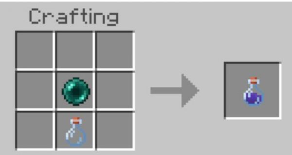 Как создается зелье телепортации из бутылька с водой и глаза